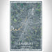 Salisbury Maryland Map Print Portrait Orientation in Afternoon Style With Shaded Background