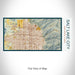 Rendered View of Salt Lake City Utah Map on 17oz Stainless Steel Insulated Bottle with printed woodblock style map