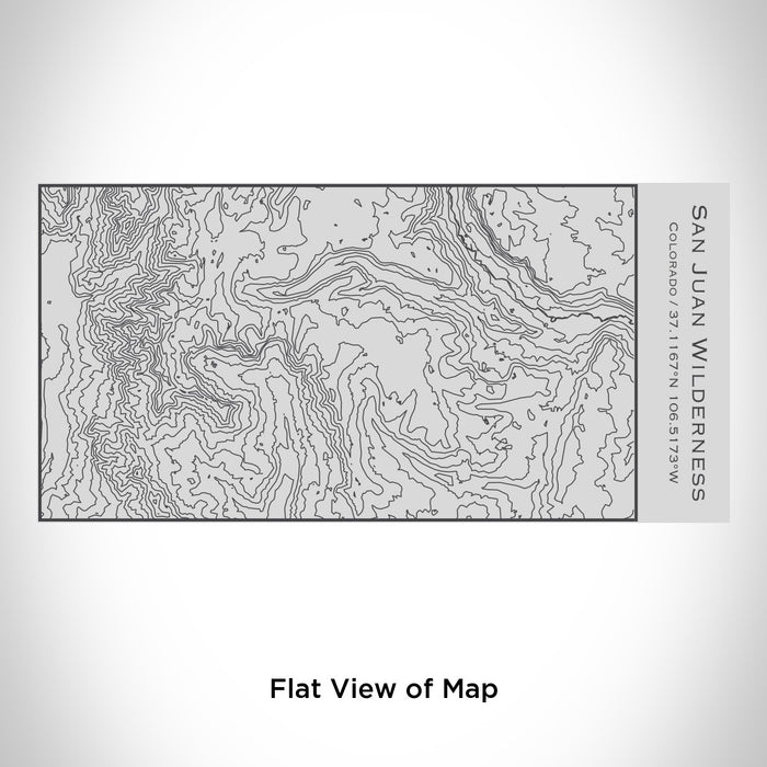 Botts Map San Juan Wilderness - Colorado Engraved Topographic Map Insulated Bott ...