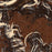 San Juan Wilderness Colorado Map Print in Ember Style Zoomed In Close Up Showing Details