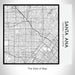 Rendered View of Santa Ana California Map on 17oz Stainless Steel Insulated Tumbler in Classic Map Style