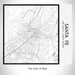 Rendered View of Santa Fe New Mexico Map on 17oz Stainless Steel Insulated Tumbler in Classic Map Style