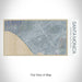 Rendered View of Santa Monica California Map on 17oz Stainless Steel Insulated Bottle with printed afternoon style map