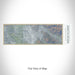 Rendered View of Santa Rosa California Map on 10oz Stainless Steel Insulated Cup in Afternoon with Sliding Lid