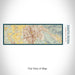 Rendered View of Santa Rosa California Map on 10oz Stainless Steel Insulated Cup in Woodblock with Sliding Lid