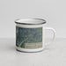 Right View Custom Saratoga Springs New York Map Enamel Mug in Afternoon