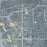 Savage Minnesota Map Print in Afternoon Style Zoomed In Close Up Showing Details