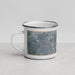 Left View Custom Savage Minnesota Map Enamel Mug in Afternoon