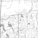 Savage Minnesota Map Print in Classic Style Zoomed In Close Up Showing Details