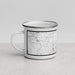 Left View Custom Savage Minnesota Map Enamel Mug in Classic