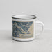 Right View Custom Savannah Georgia Map Enamel Mug in Afternoon
