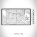 Rendered View of Schaumburg Illinois Map on 17oz Stainless Steel Insulated Bottle with printed classic style map