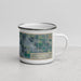 Right View Custom Scottsbluff Nebraska Map Enamel Mug in Afternoon