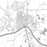 Selma Alabama Map Print in Classic Style Zoomed In Close Up Showing Details