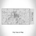 Rendered View of Selma Alabama Map Engraving on 17oz Stainless Steel Insulated Cola Bottle