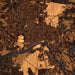 Selma Alabama Map Print in Ember Style Zoomed In Close Up Showing Details