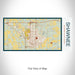 Rendered View of Shawnee Oklahoma Map on 17oz Stainless Steel Insulated Bottle with printed woodblock style map