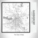 Rendered View of Shreveport Louisiana Map on 17oz Stainless Steel Insulated Tumbler in Classic Map Style