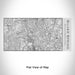 Rendered View of Silver Spring Maryland Map Engraving on 17oz Stainless Steel Insulated Cola Bottle