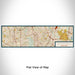 Flat View of Map Custom Silver Spring Maryland Map Enamel Mug in Woodblock