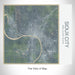 Rendered View of Sioux City Iowa Map on 17oz Stainless Steel Insulated Tumbler in Afternoon Map Style
