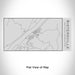 Rendered View of Sistersville West Virginia Map Engraving on 17oz Stainless Steel Insulated Cola Bottle