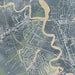 Smithfield Virginia Map Print in Afternoon Style Zoomed In Close Up Showing Details