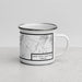 Right View Custom Smith Rock State Park Oregon Map Enamel Mug in Classic