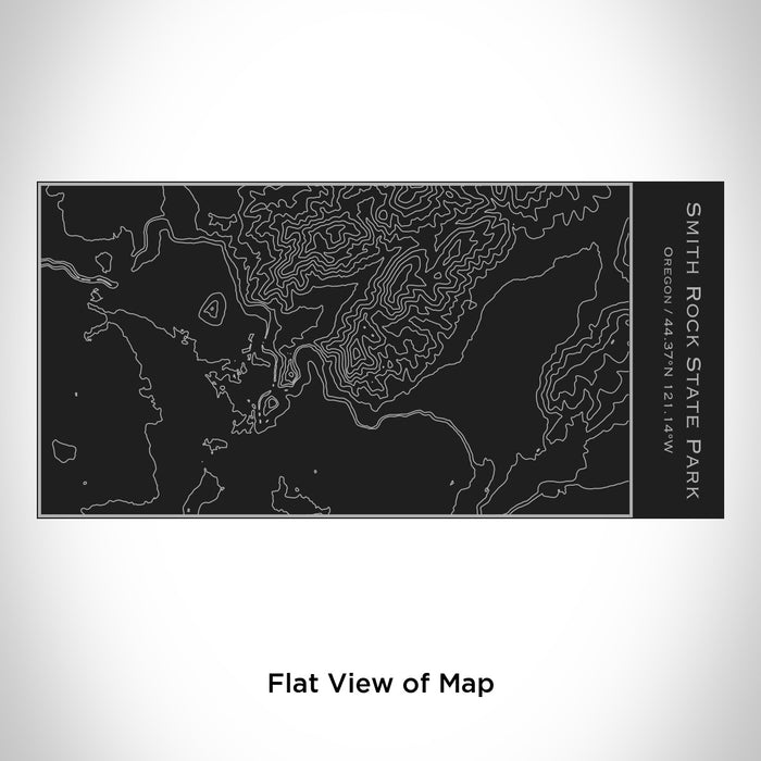 Botts Map Smith Rock State Park - Oregon Engraved Topographic Map Insulated Bott ...
