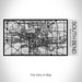 Rendered View of South Bend Indiana Map on 17oz Stainless Steel Insulated Cola Bottle in Stainless