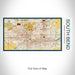 Rendered View of South Bend Indiana Map on 17oz Stainless Steel Insulated Bottle with printed woodblock style map