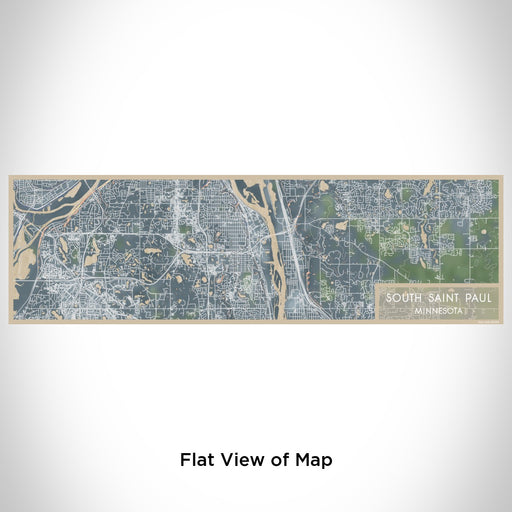 Flat View of Map Custom South Saint Paul Minnesota Map Enamel Mug in Afternoon