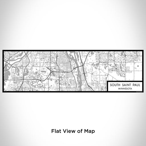 Flat View of Map Custom South Saint Paul Minnesota Map Enamel Mug in Classic