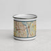 Front View Custom South Saint Paul Minnesota Map Enamel Mug in Woodblock