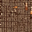 Southside Historic District Fort Worth Map Print in Ember Style Zoomed In Close Up Showing Details