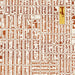 Southside Historic District Fort Worth Map Print in Woodblock Style Zoomed In Close Up Showing Details