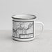 Right View Custom South Yuba River CA State Park Map Enamel Mug in Classic