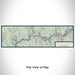 Flat View of Map Custom South Yuba River CA State Park Map Enamel Mug in Woodblock