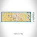 Rendered View of Springdale Arkansas Map on 10oz Stainless Steel Insulated Cup in Woodblock with Sliding Lid