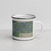 Right View Custom Springfield Missouri Map Enamel Mug in Afternoon