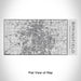 Rendered View of Springfield Missouri Map Engraving on 17oz Stainless Steel Insulated Cola Bottle