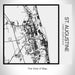 Rendered View of St. Augustine Florida Map on 17oz Stainless Steel Insulated Tumbler in Matte White with Tactile Lines