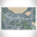 St. Cloud Florida Map Print Landscape Orientation in Afternoon Style With Shaded Background