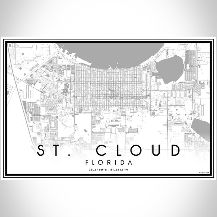 St. Cloud - Florida Map Print in Classic — JACE Maps