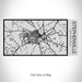 Rendered View of Stephenville Texas Map on 17oz Stainless Steel Insulated Cola Bottle in Stainless