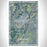 Sterling Colorado Map Print Portrait Orientation in Afternoon Style With Shaded Background