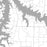 Stockton Lake Missouri Map Print in Classic Style Zoomed In Close Up Showing Details