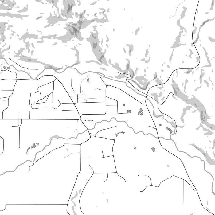 Story Wyoming Map Print in Classic Style Zoomed In Close Up Showing Details