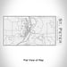 Rendered View of St. Peter Minnesota Map Engraving on 17oz Stainless Steel Insulated Cola Bottle in White