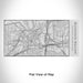 Rendered View of Sundance Square Fort Worth Map Engraving on 17oz Stainless Steel Insulated Cola Bottle